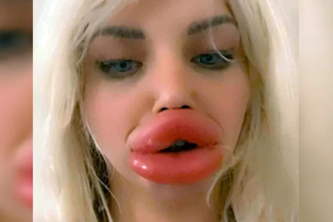 Confiesa influencer con enormes labios que tiene grandes problemas