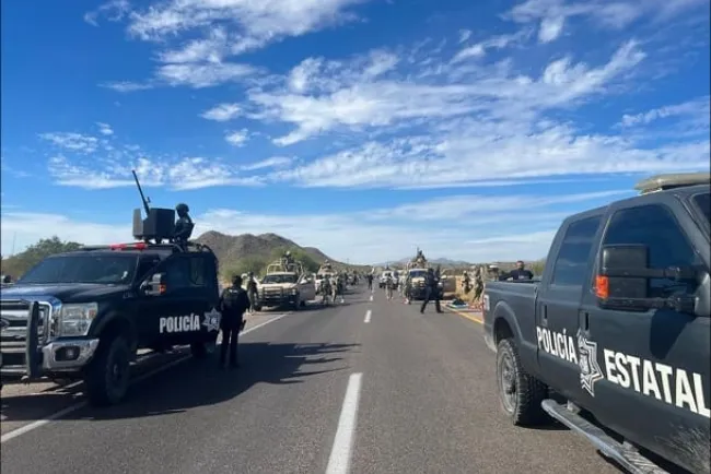 Aseguran armas y vehículos durante operativos en zona de Altar