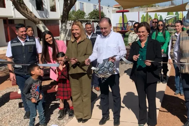 Inaugura gobernador espacio infantil en Cereso 1 de Hermosillo