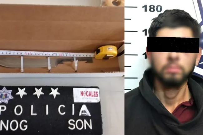 Detienen a persona que llevaba cuchillo en mano en la calle