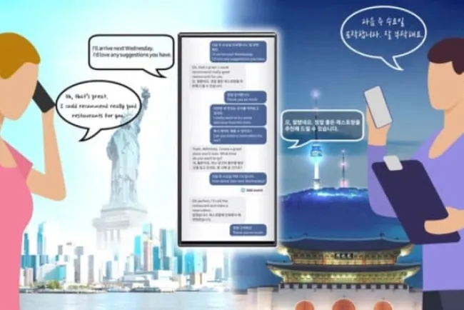 Samsung ofrece un traductor en tiempo real