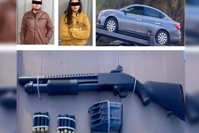 Son detenidos dos estadounidenses por portación de armas en la Puerta de México