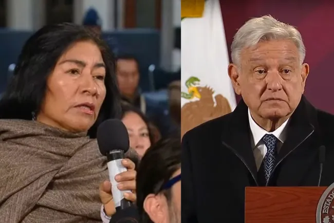 Pone en apuros reportera sonorense a AMLO