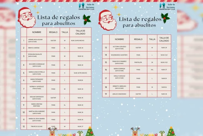 Cumplen deseos de abuelitos