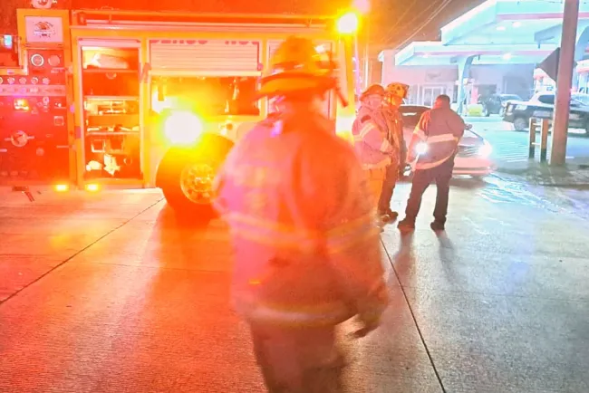 Provoca fuerte movilización policiaca una fuga de gas natural