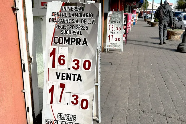 A la baja tipo de cambio en el cierre de año