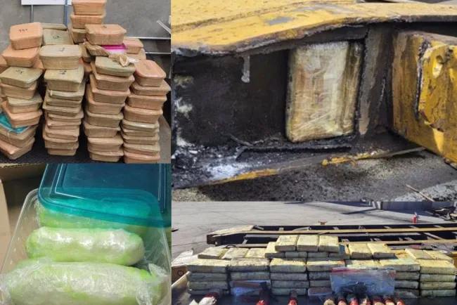 Detectan narcóticos que intentaban cruzar a EU en cajas de tractocamiones