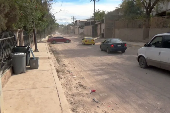 En proceso pavimentación de calle Sierra Madre Occidental