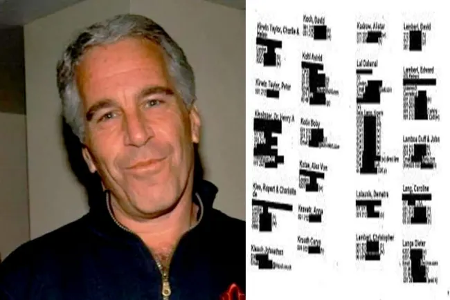 Difunden lista de Epstein; aparecen nombres de famosos