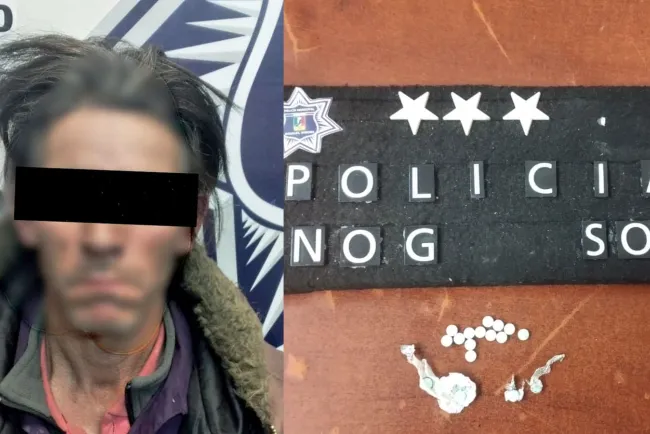 Detienen el GOT a persona con pastillas de fentanilo