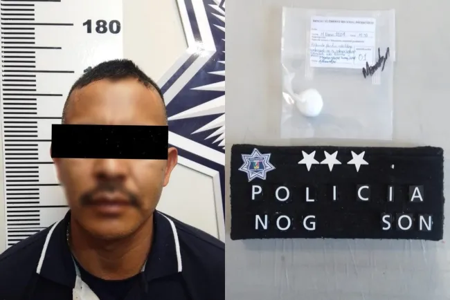 Detienen a sujeto en posesión de metanfetaminas