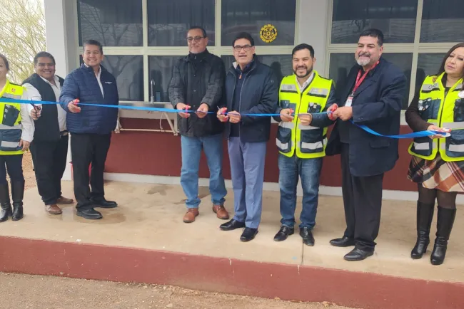 Instalan rotarios planta purificadora de agua en UPN