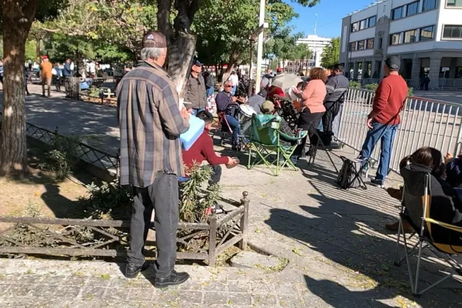 Concesionarios requisados en 2018 se manifiestan frente a palacio de gobierno