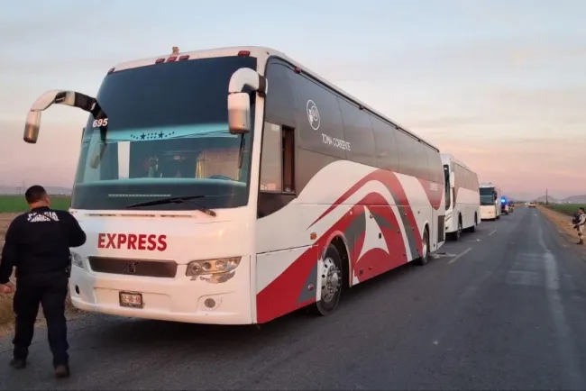 Intercepta FGR Sonora autobuses con 420 migrantes