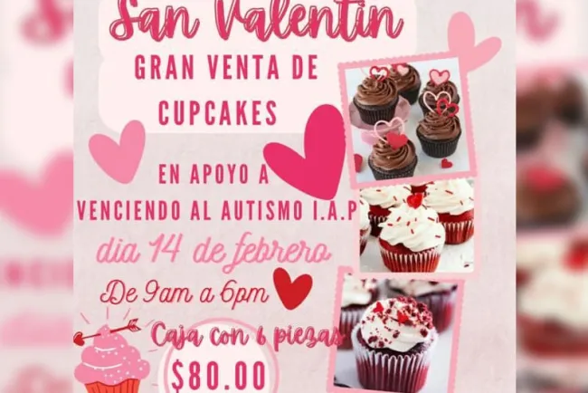 Venderá Venciendo al Autismo cupcakes