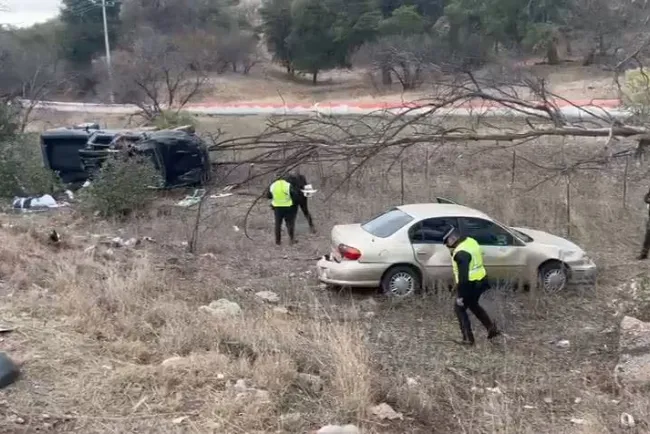Resulta persona lesionada en volcadura frente al aeropuerto