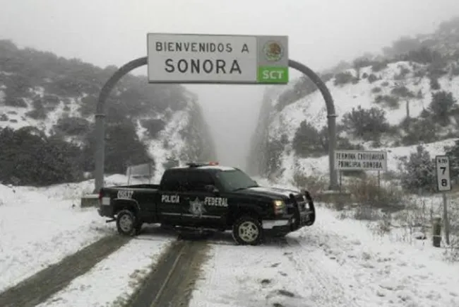 Resulta saldo blanco tras paso de séptima tormenta invernal en Sonora