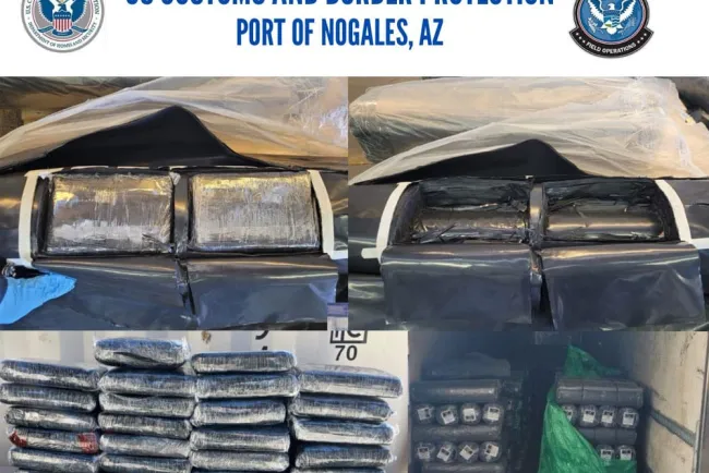 Incauta la CBP cocaína en garita de Nogales, Arizona