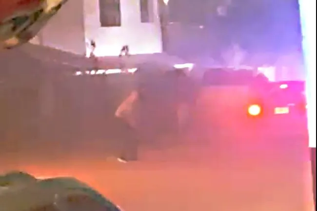 Fuerte persecución de la Guardia Nacional; hay detonaciones