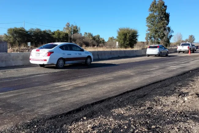 Rehabilitan tramo afectado en la Carretera Internacional