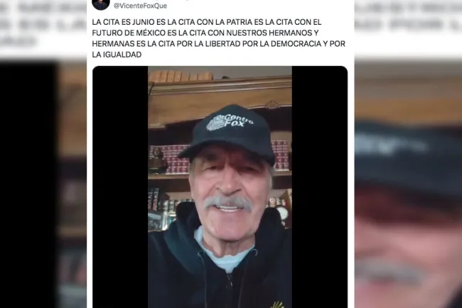 Vuelve Vicente Fox con todo a X (antes Twitter)