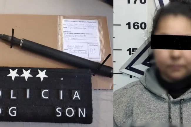 Detienen a mujer que dañaba un vehículo