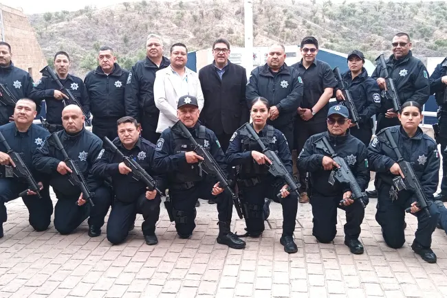 Recibe la Comisaría de Seguridad Pública nuevo armamento