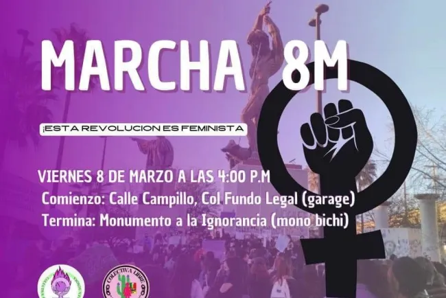 Convocan a mujeres a unirse a marcha el 8 de marzo