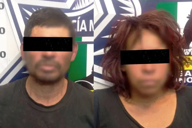 Atrapan a pareja intentando llevarse un cerco