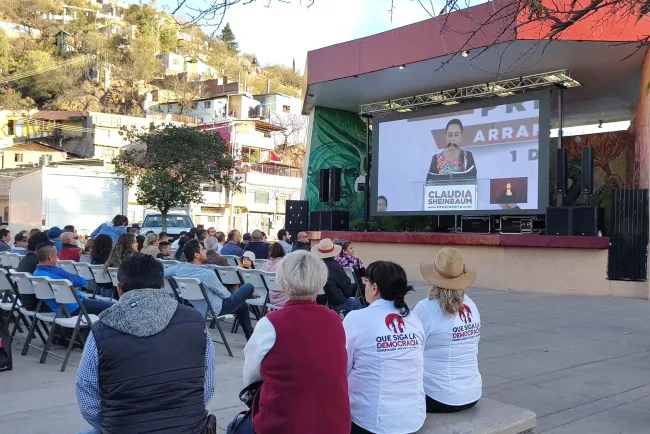 Fueron nogalenses testigos de arranque de campaña de Claudia Sheinbaum