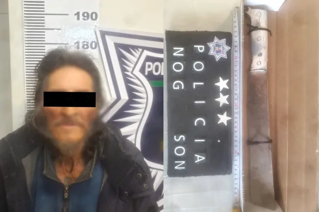 Detenido amenazaba a transeúntes con machete