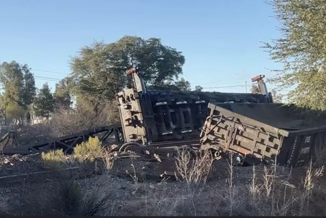 Descarrila tren al sur de Nogales