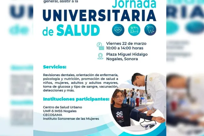 Convocan a jornada de salud en plaza Miguel Hidalgo