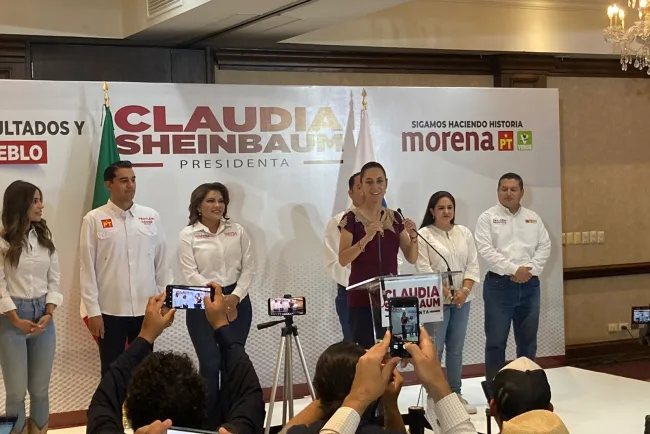 Se compromete Claudia Sheinbaum a gestionar agua para Sonora