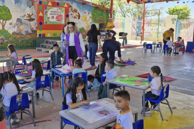 Disfrutan Feria de Matemáticas Constructivas en preescolar de Nogales
