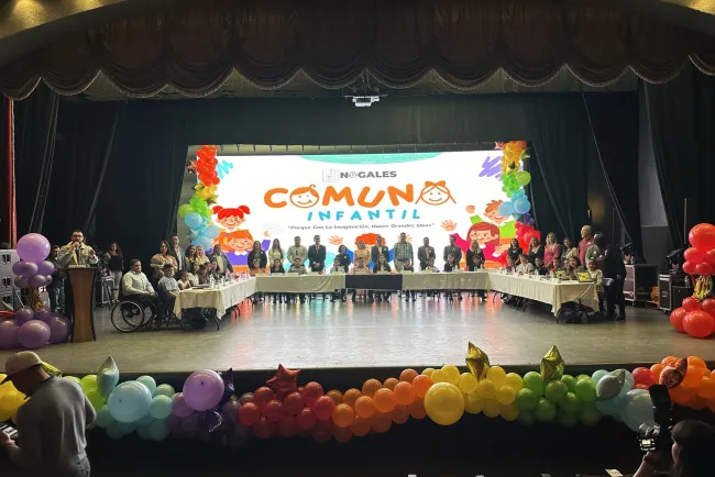 Sesiona Comuna Infantil en Nogales, busca el bienestar de los niños