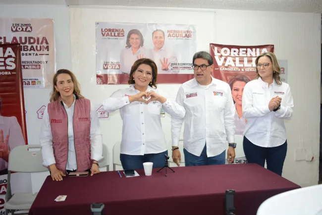 Deja Lorenia Valles compromiso de impulsar bienestar para Nogales
