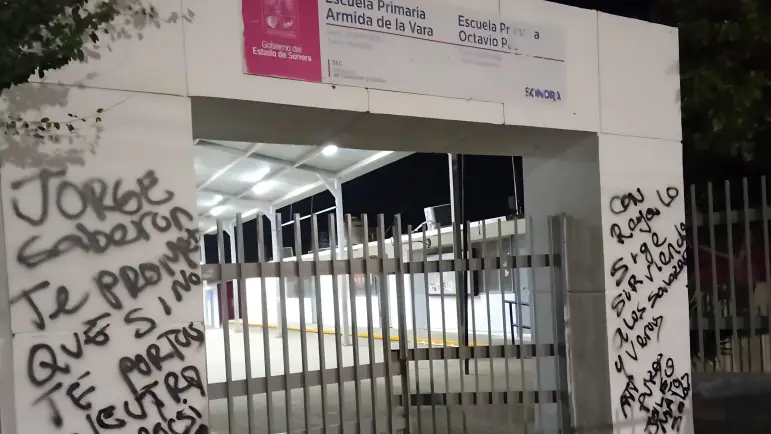 Narcomensajes en escuelas de Hermosillo: autoridades investigan
