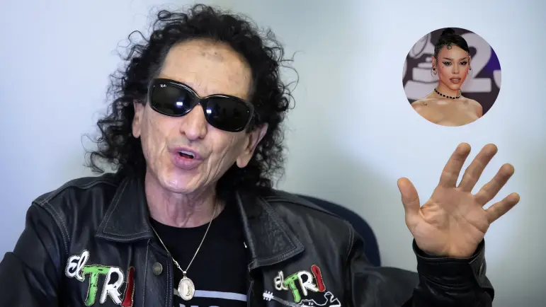 Alex Lora critica a Danna Paola por usar lencería con imagen religiosa
