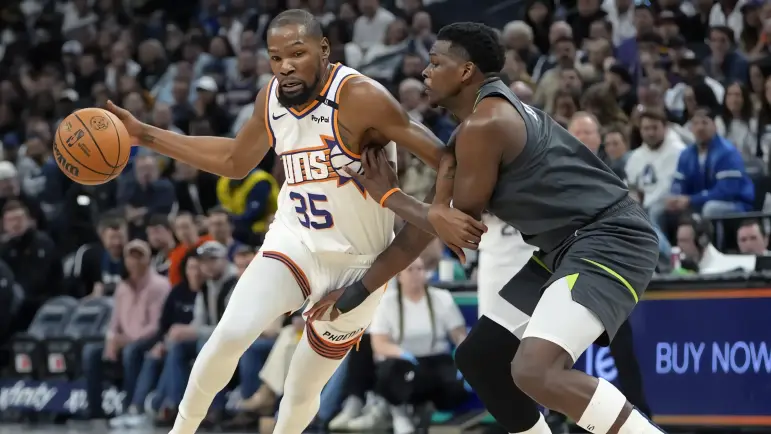 Timberwolves eliminan a Suns; Edwards lesionado tras incidente con Durant

