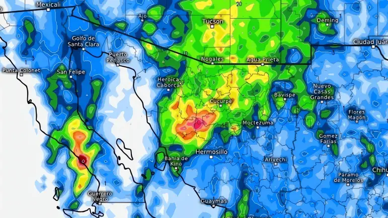 Ciclón tropical se debilita antes de llegar a Sonora
