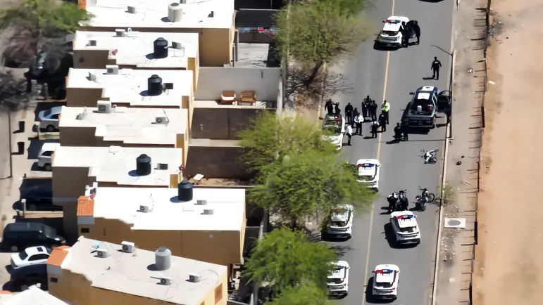 Drones detienen a agresores armados
