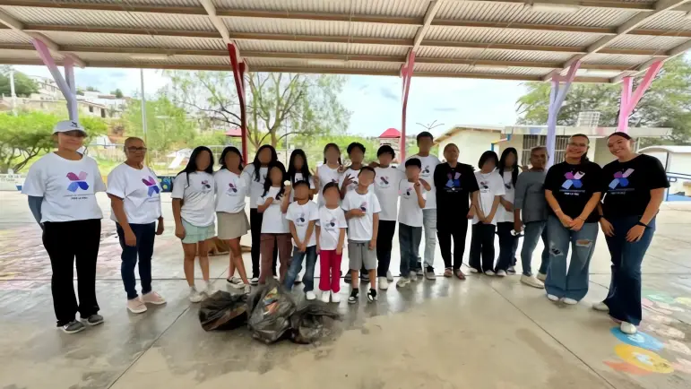 Jardín de niños "Sonora" recibe limpieza
