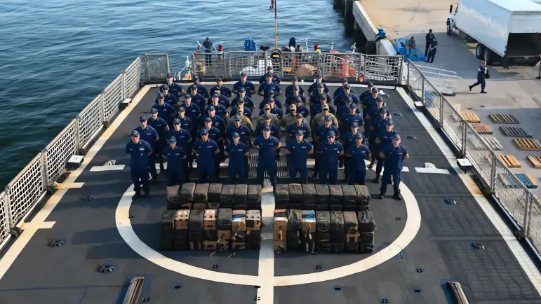 Megaoperativo internacional decomisa 34.5 toneladas de cocaína
