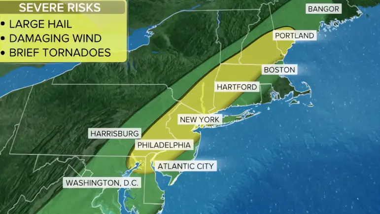 Tormenta extrema azota el noreste de EEUU: 25 millones en riesgo
