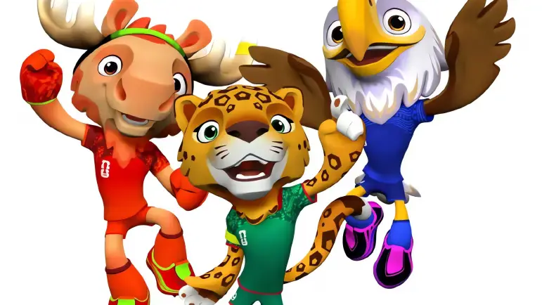 El trío de la Copa Mundial 2026: Así son Clutch, Zayu y Maple, las mascotas de norteamérica