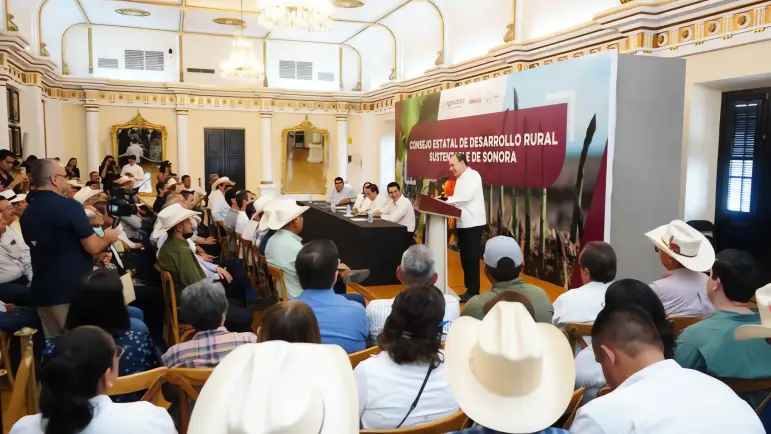 Alfonso Durazo impulsa el desarrollo rural sustentable en Sonora con nuevas políticas y apoyos al campo