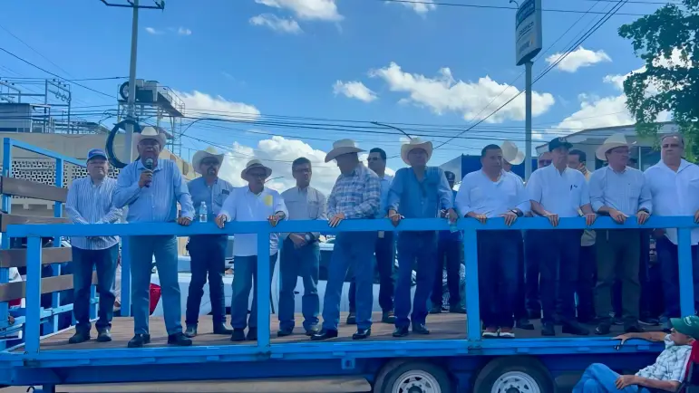 Alfonso Durazo asegura apoyo a productores agrícolas del sur de Sonora en medio de paro nacional