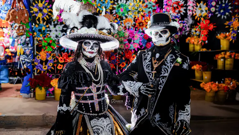 Celebran arte y tradiciones en la Gala Catrina