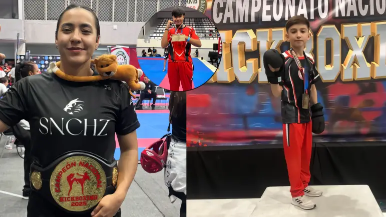 Sonora se lleva el título nacional de kickboxing con determinación, esfuerzo y oro en la medalla
